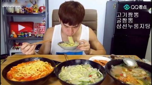大胃王吃面条视频,网友直呼过瘾
